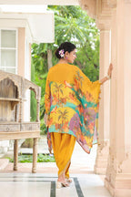 PURE CHINON KAFTAN SET