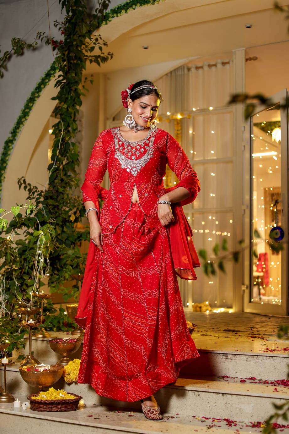 BHANDEJ SPECIAL HANDWORK SKIRT SET