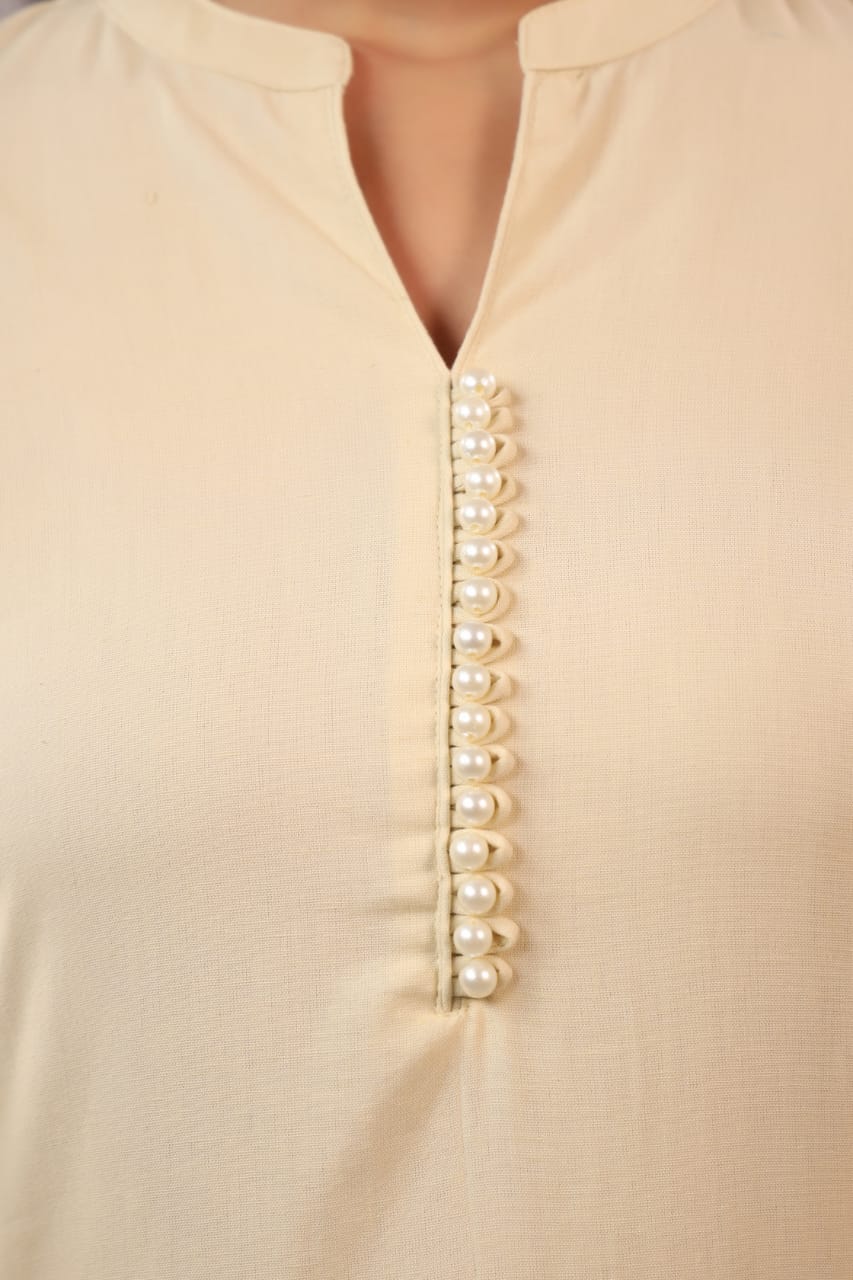 EMBROIDERED KURTA PANT SET