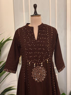 Pure Cotton Suit Set In Bhandej Print