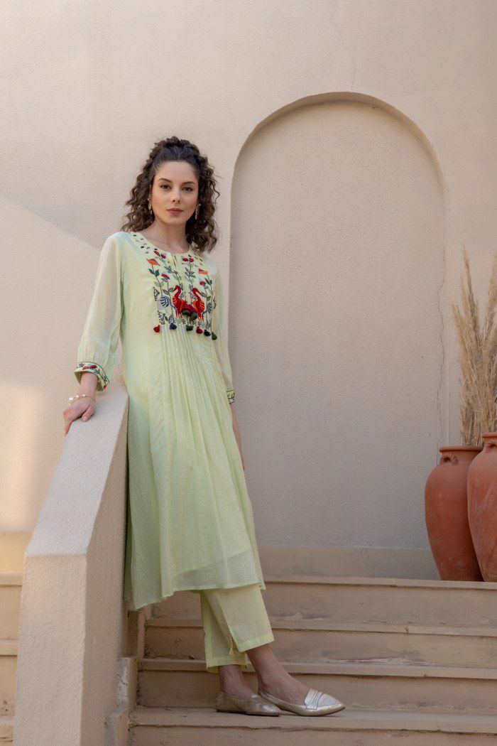 BEAUTIFUL MUL COTTON KURTA SET