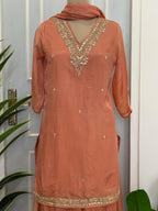 Premium Handwork Plazo Set