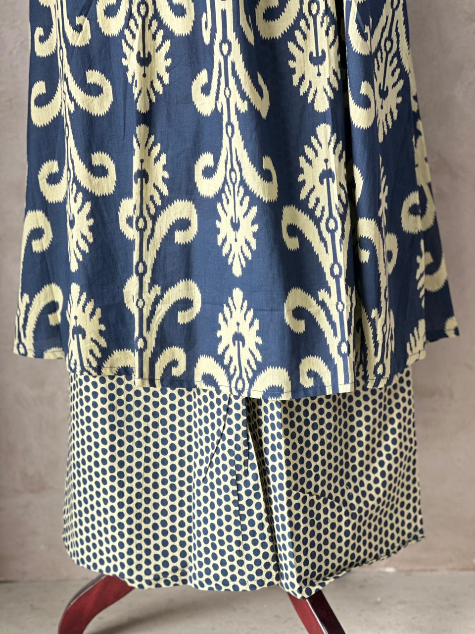 Printed Two Piece Set In Cotton