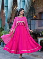INDO-WESTERN BHANDEJ GOWN