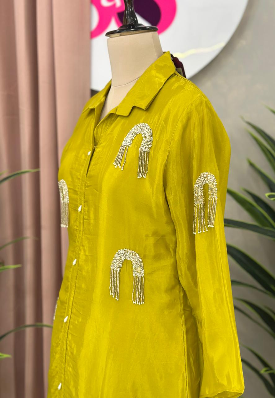Premium Crystal Work Co-Ord Set