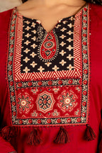 AJRAKH PRINT SUIT SET