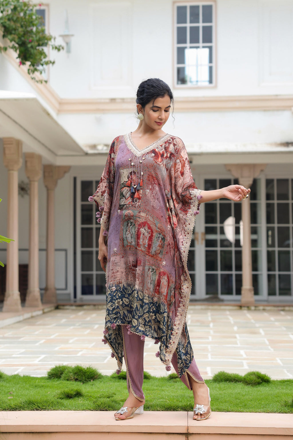 KAFTAN IN PURE CHINON