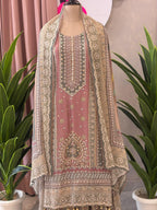 Trendy Plazo Set In Handwork