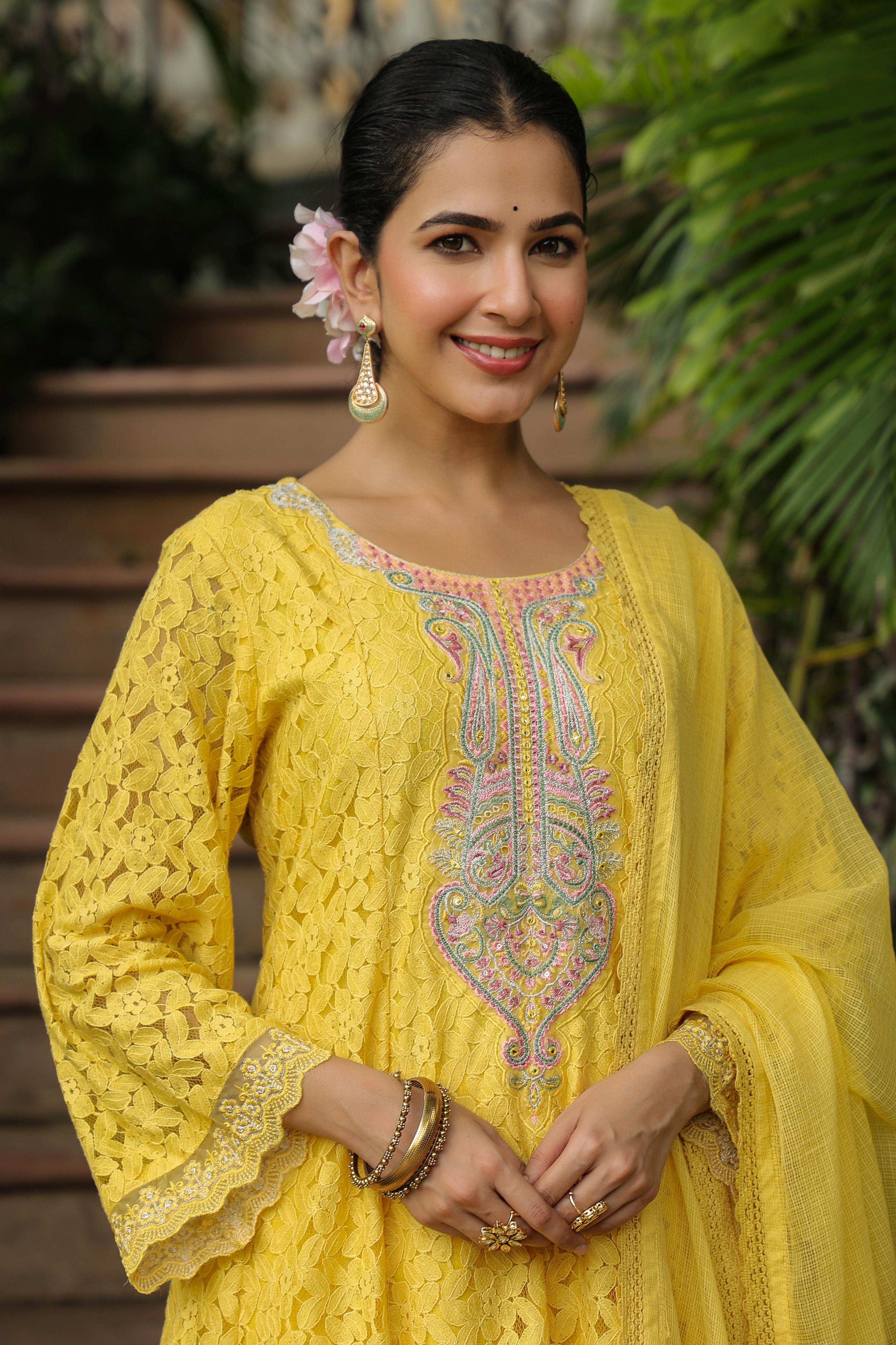 ANARKALI WITH EMBROIDERY