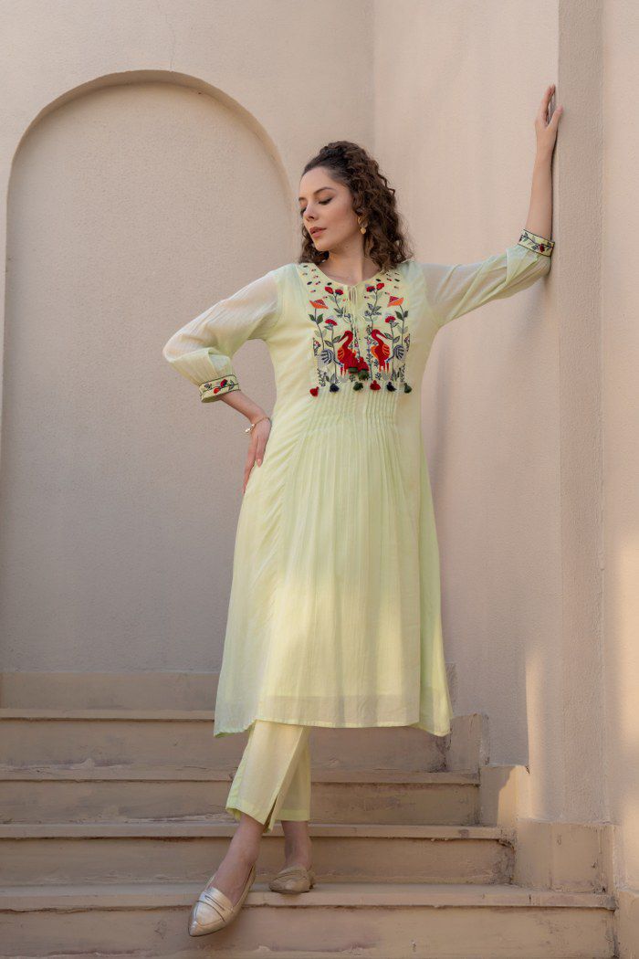 BEAUTIFUL MUL COTTON KURTA SET