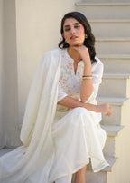 EMBROIDERED MUL COTTON SUIT SET
