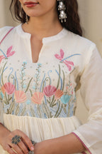 BEAUTIFUL EMBROIDERED MUL COTTON SUIT SET