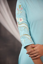 EMBROIDERED KURTA PANT SET