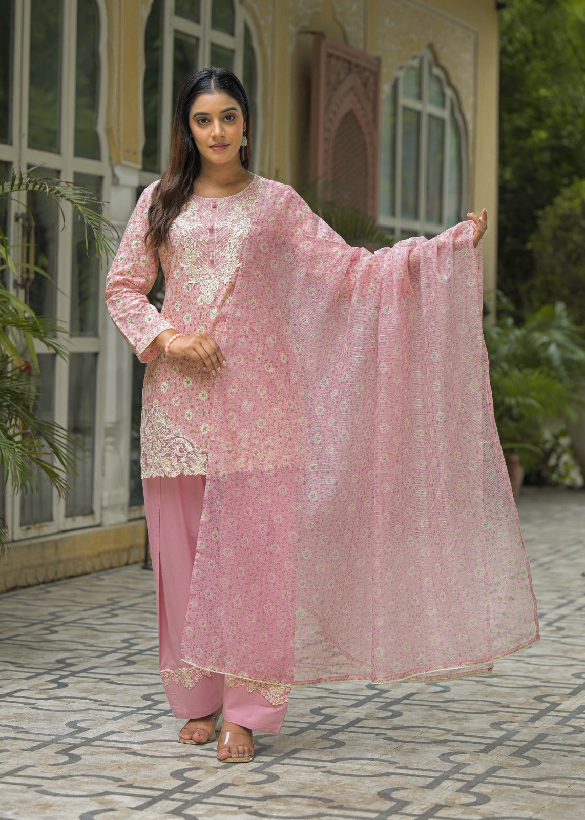 COTTON SUIT WITH FHARSI SUIT