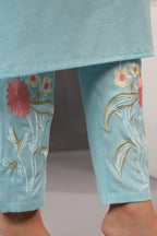 EMBROIDERED KURTA PANT SET