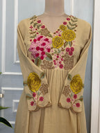✨Floral Embroidered Kurta Palazzo Set with Dupatta ✨