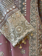 Trendy Plazo Set In Handwork
