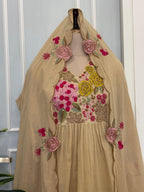✨Floral Embroidered Kurta Palazzo Set with Dupatta ✨