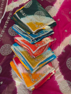 Premium Tie & Dye Chiffon Saree