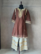 Malchanderi Kurta Set with Lace Work