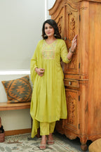 BEAUTIFUL EMBROIDERED MUL COTTON SUIT