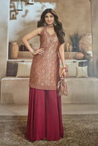 PURE BANARSI BROCADE PLAZO SET