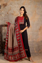 AJRAKH PRINT SUIT SET