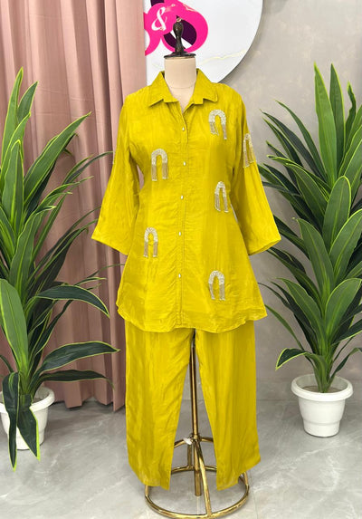 Premium Crystal Work Co-Ord Set