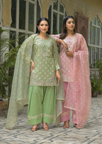 COTTON SUIT WITH FHARSI SUIT