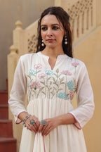 BEAUTIFUL MUL COTTON EMBROIDERED SUIT SET