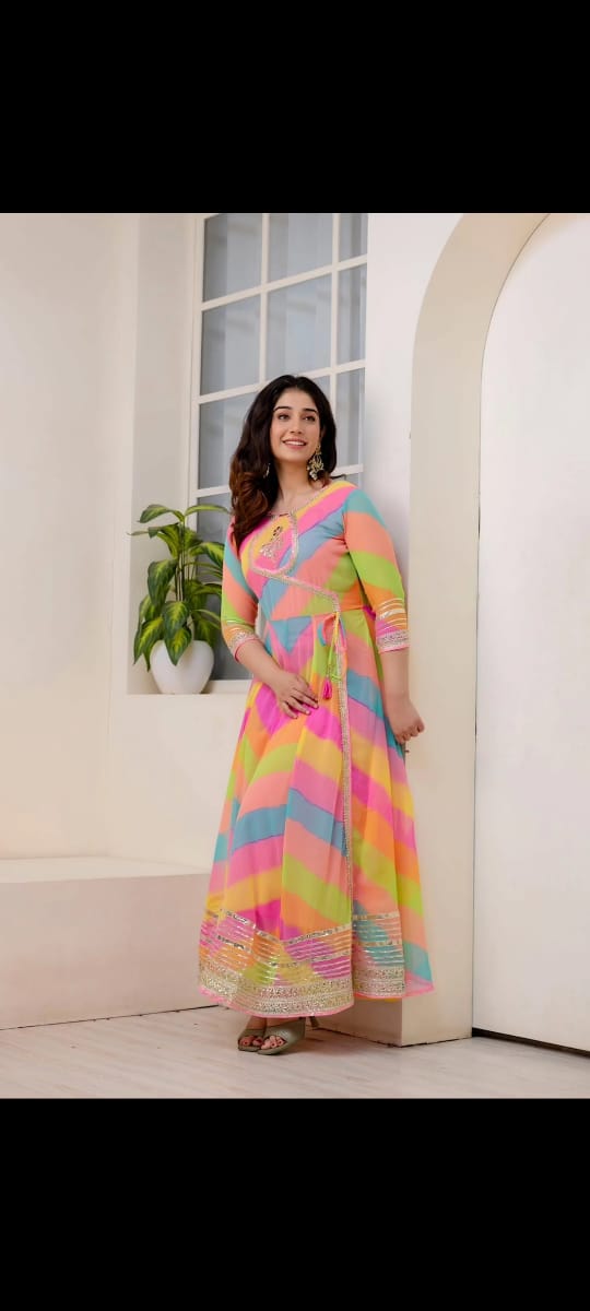 LAHRIYA ANARKALI GOWN