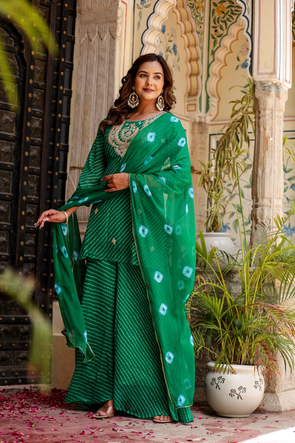 MOTHDA SPECIAL HANDWORK PLAZO SET