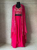 PREMIUM DRAPE SKIRT WITH SHRUG