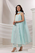 TRENDY EMBROIDERED SUMMER SUIT