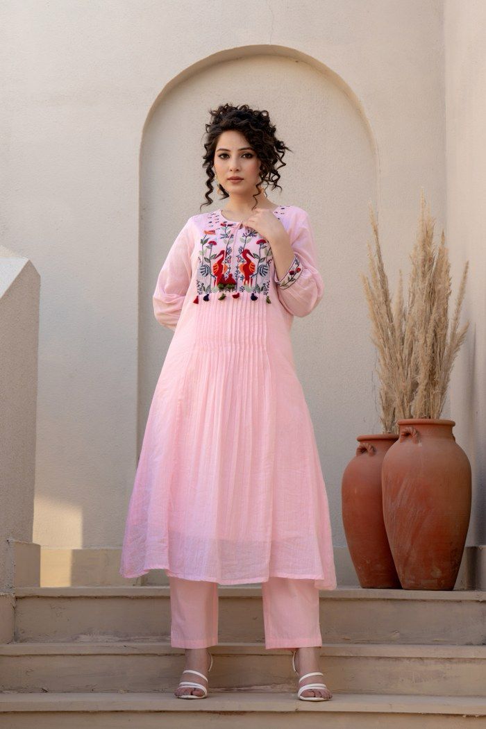 BEAUTIFUL MUL COTTON KURTA SET