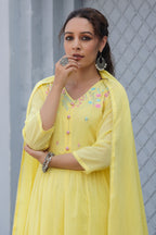 BEAUTIFUL MUL COTTON EMBROIDERED SUIT SET