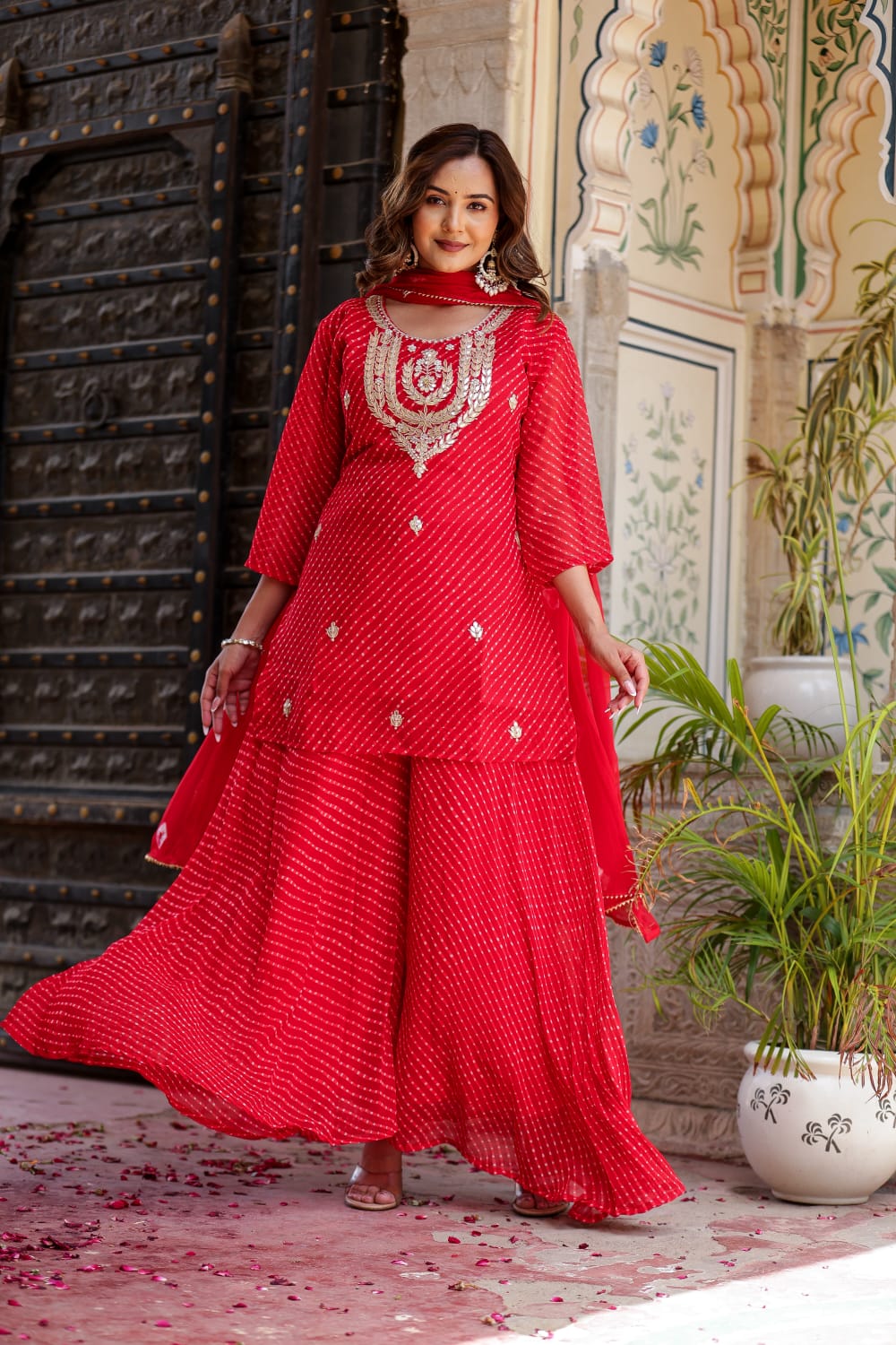 MOTHDA SPECIAL HANDWORK PLAZO SET