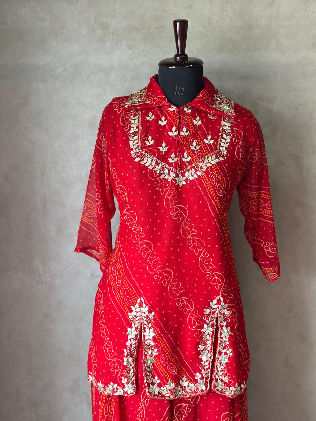 Festive Kurta Set with Gota Patti Detailing