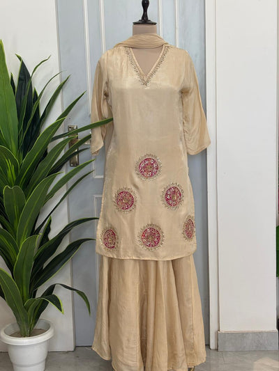 Beautiful Handwork Sharara Set