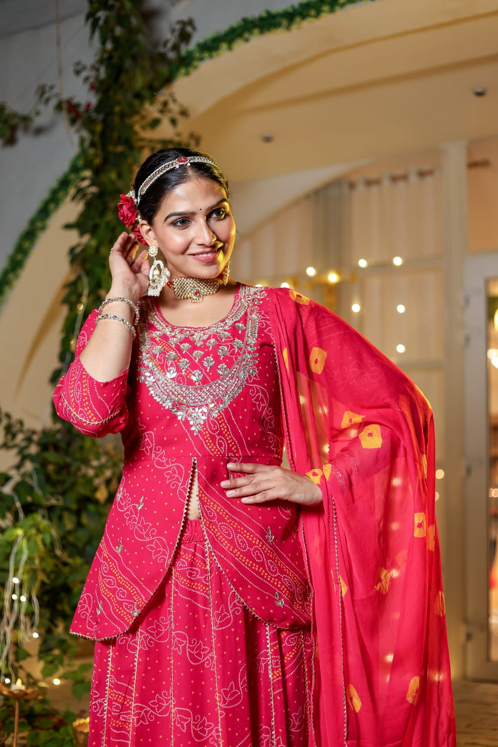 BHANDEJ SPECIAL HANDWORK SKIRT SET