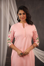 EMBROIDERED KURTA PANT SET