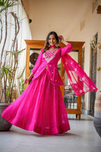 MOTHDA SPECIAL HANDWORK SKIRT SET