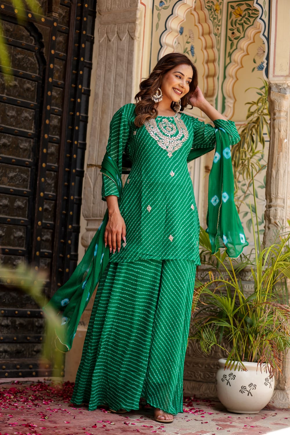 MOTHDA SPECIAL HANDWORK PLAZO SET