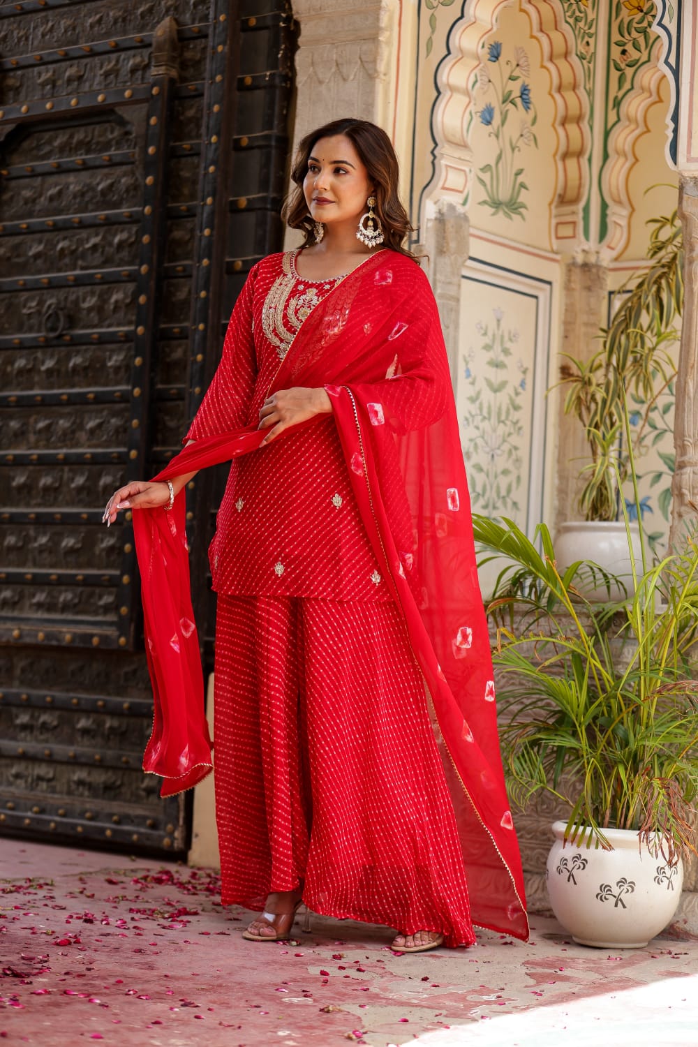 MOTHDA SPECIAL HANDWORK PLAZO SET