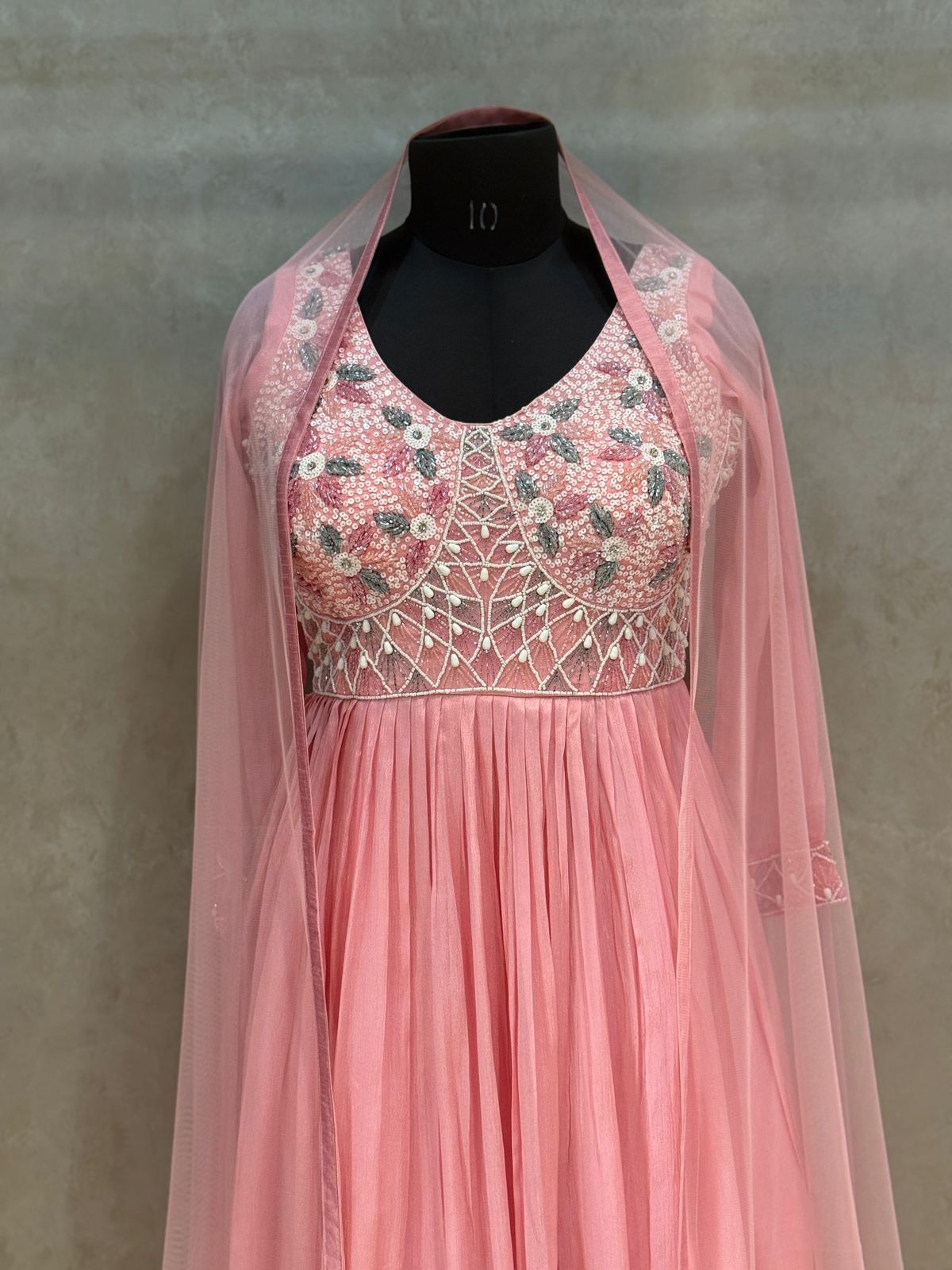 BEUTIFUL FLOOR LENTH GOWN