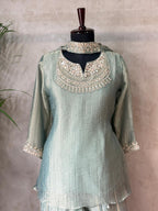 Soft Luxe Crush Tissue Palazzo Set with Dupatta