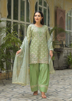 COTTON SUIT WITH FHARSI SUIT