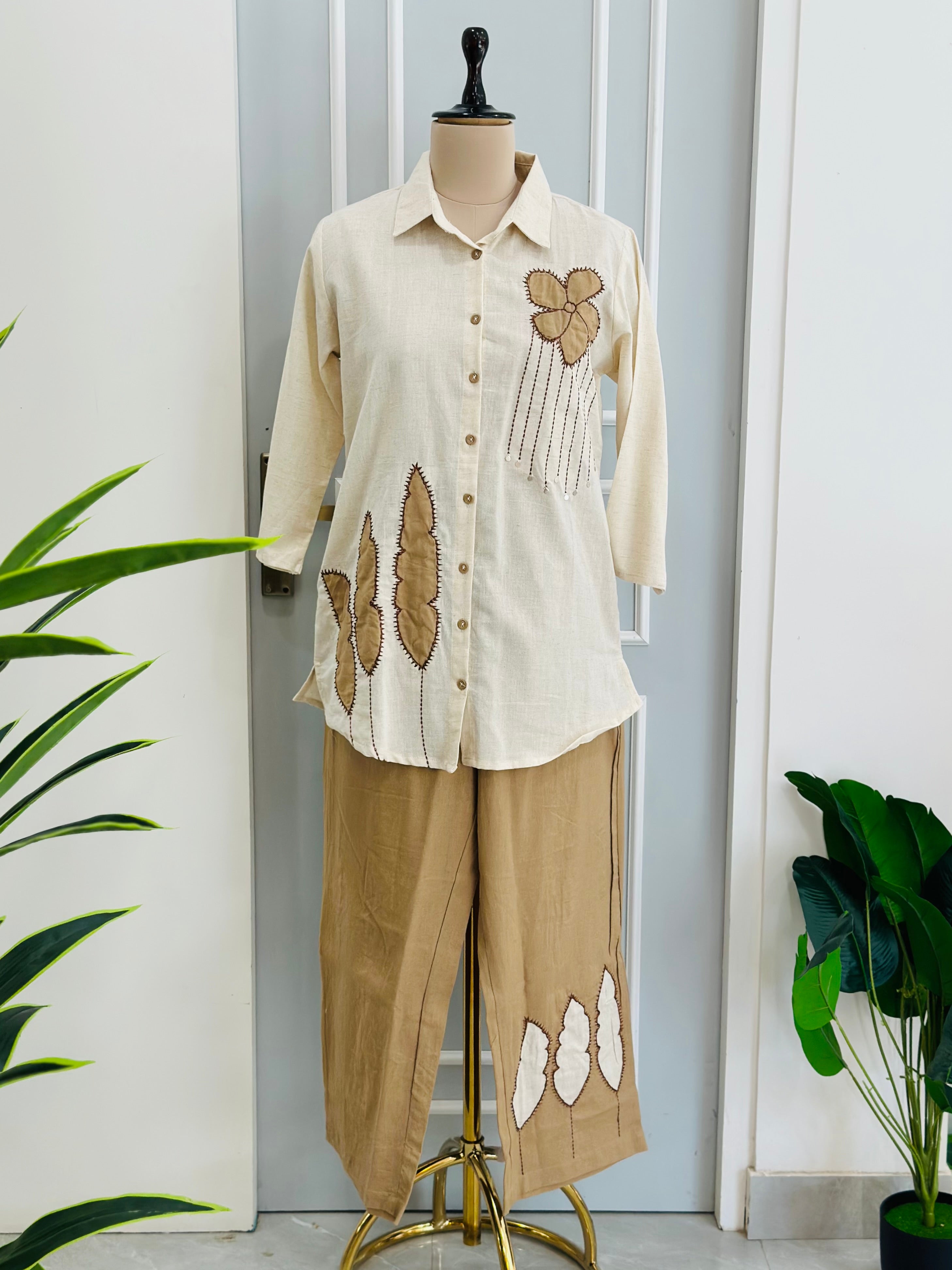Summer Friendly Embroidered Co-ord Set