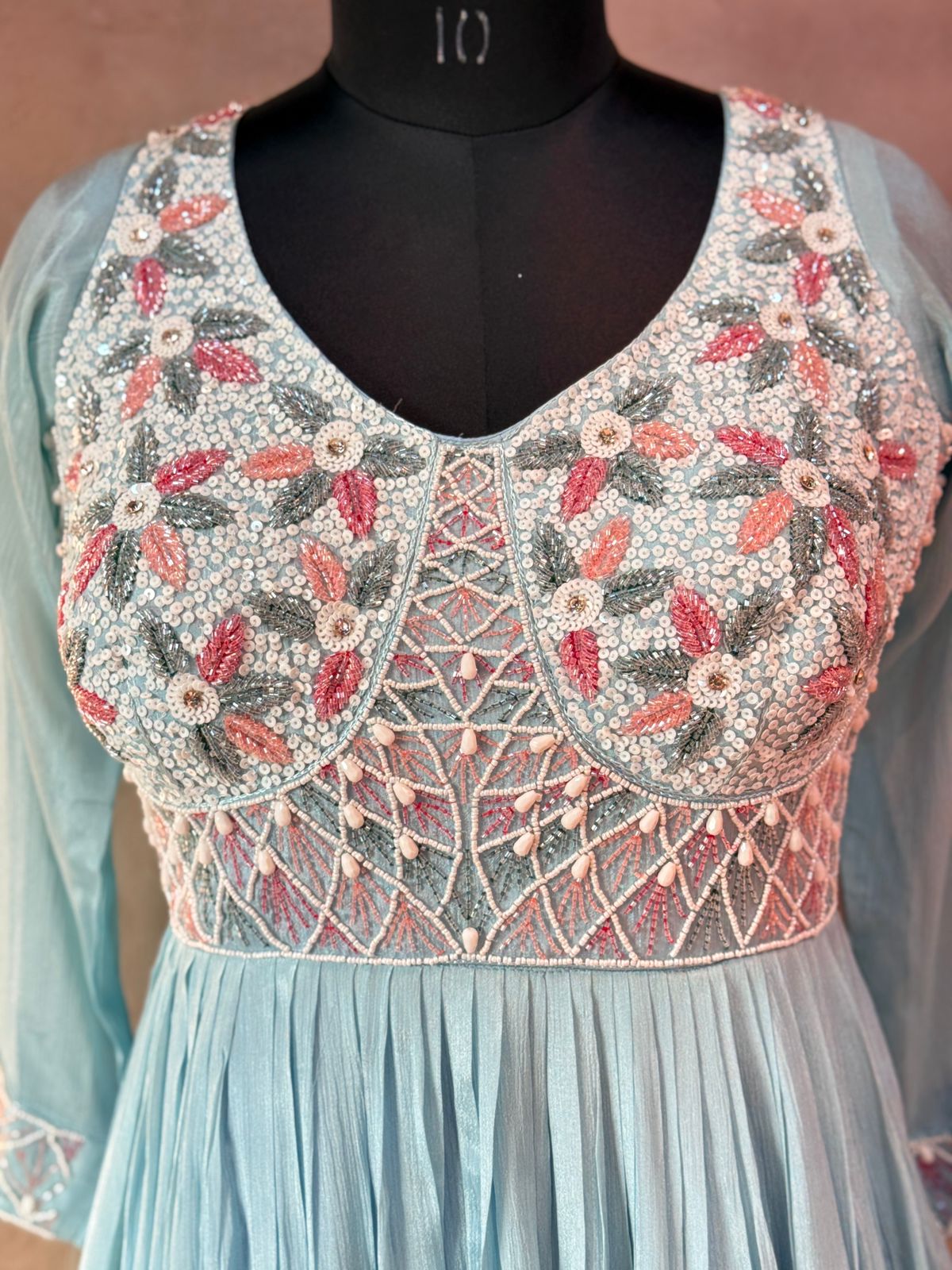 BEUTIFUL FLOOR LENTH GOWN