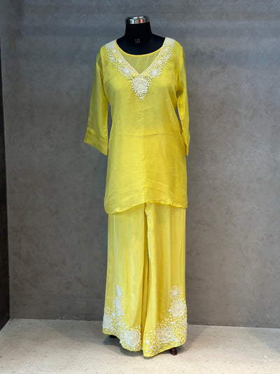 TRENDY HANDWORK PLAZO SET